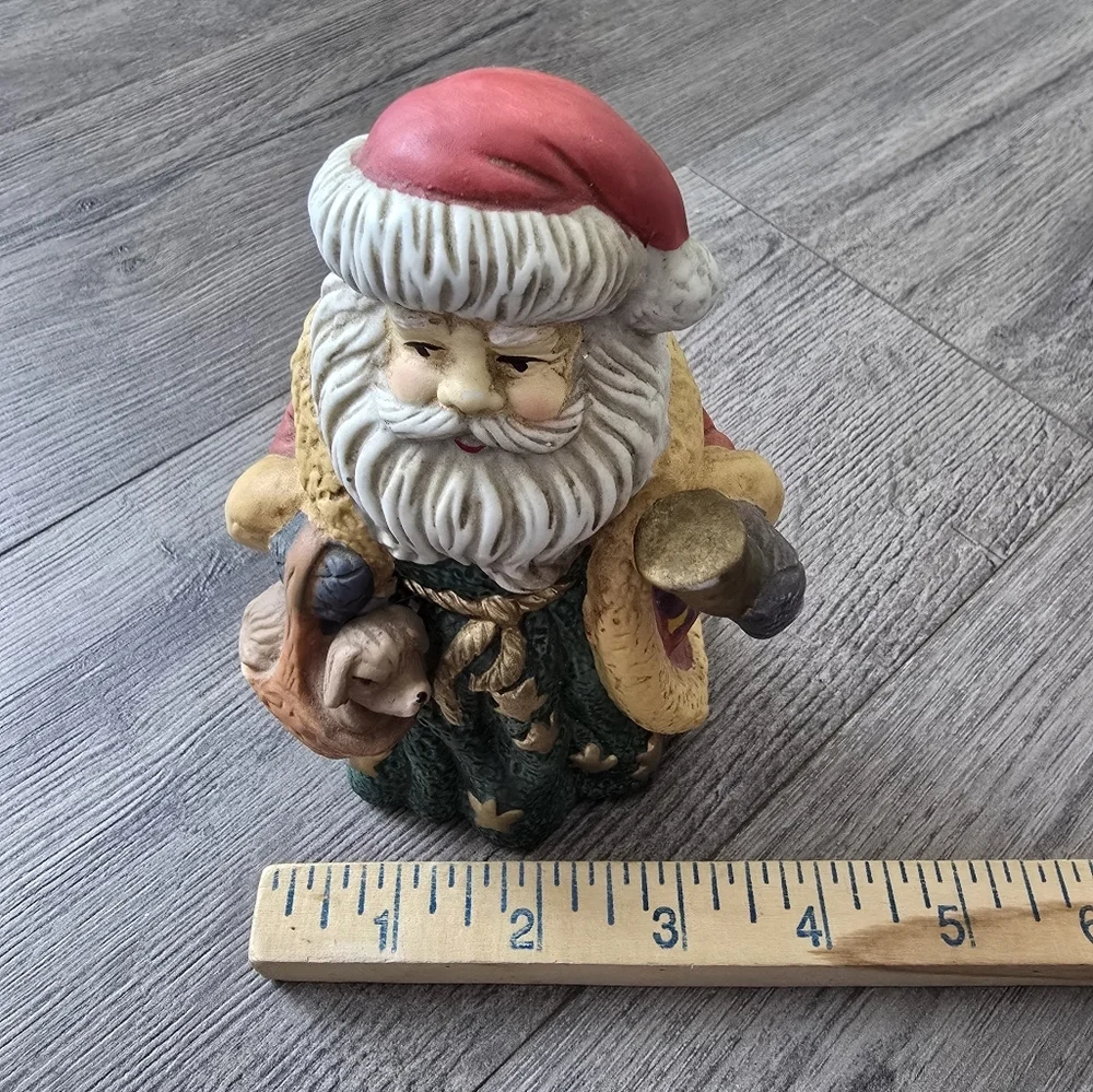 Ceramic Handpainted Santa Christmas Holiday Decor Art Old World
